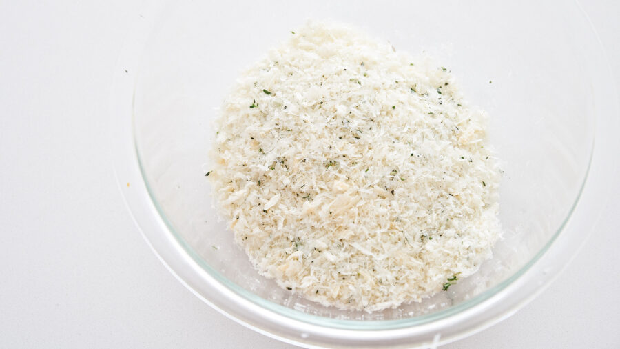 Seasoned breadcrumbs for Chicken Parmesan