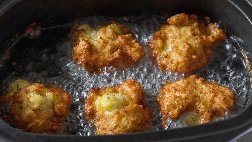 Banana Fritters with Vanilla Caramel Sauce Recipe
