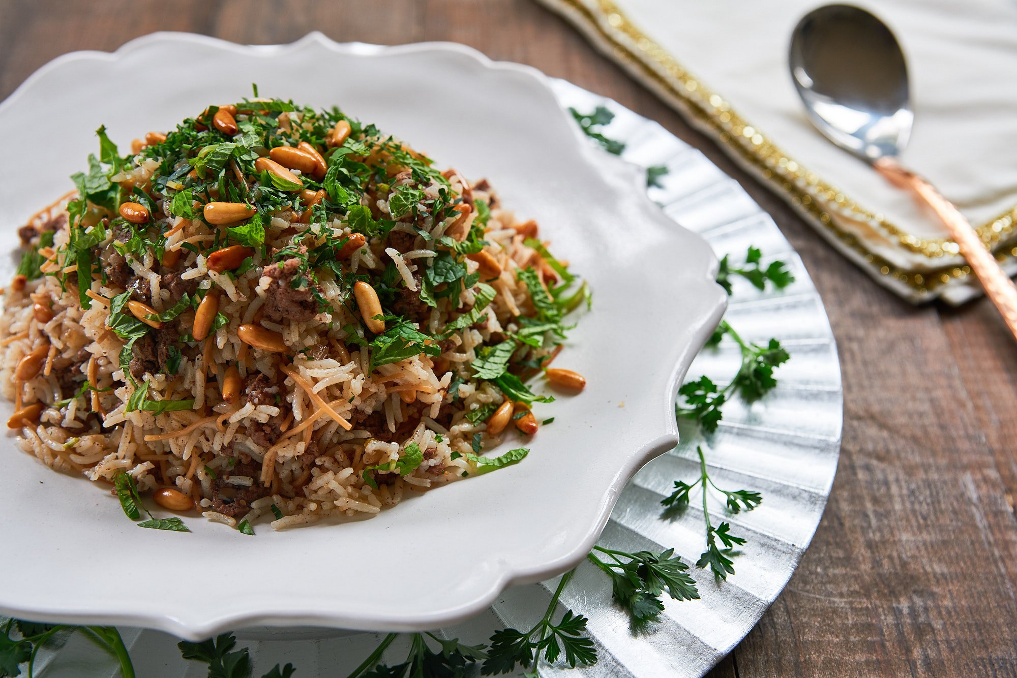 Hashweh Recipe (Lebanese lamb & rice stuffing)