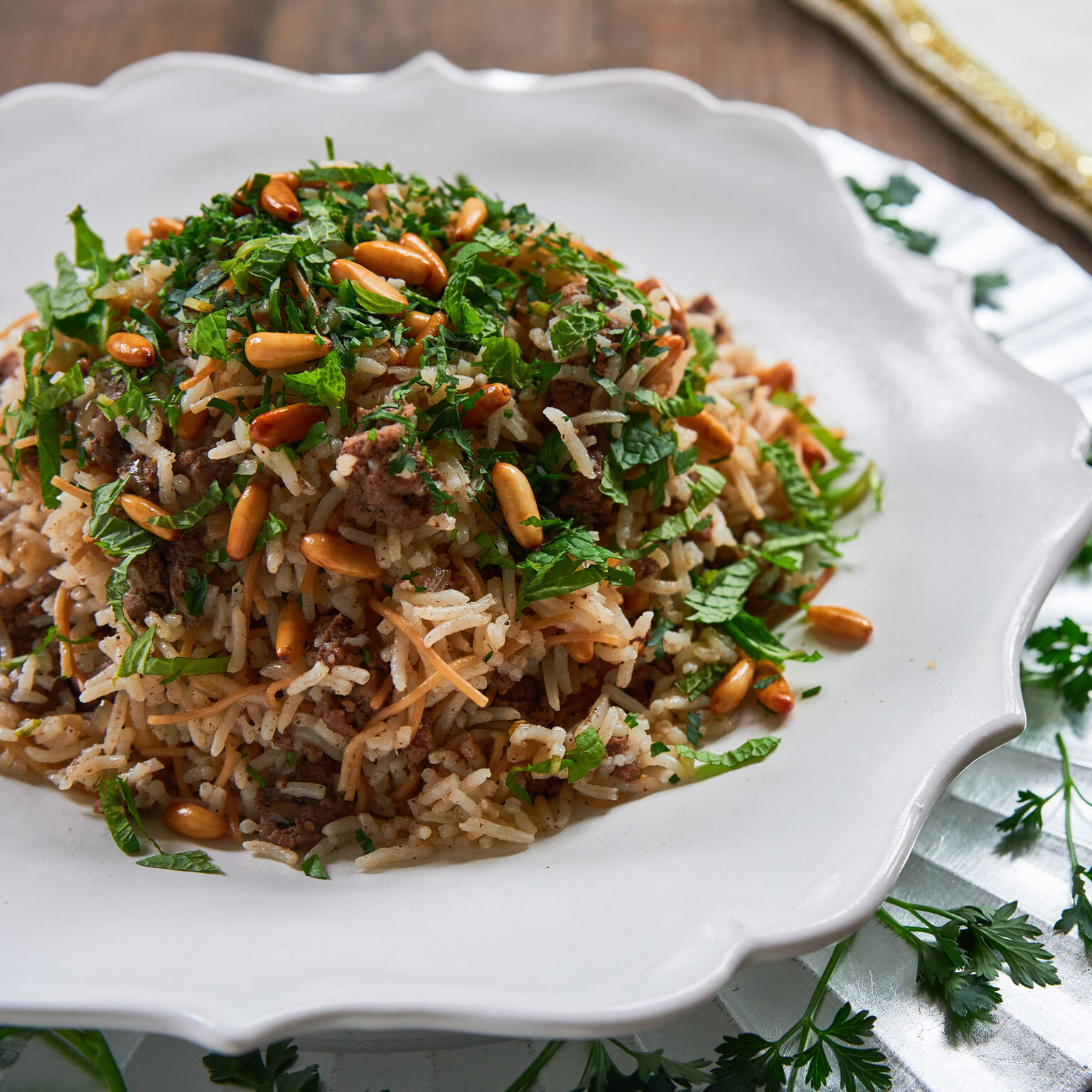 Hashweh Recipe (Lebanese lamb & rice stuffing)