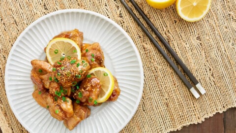 Tangy, sweet and savory, this easy lemon chicken recipe is quick and delicious.