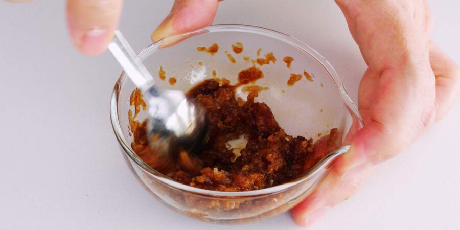 Ponzu sauce for deep fried oysters.