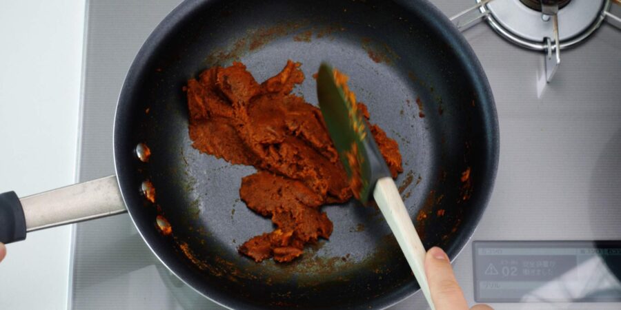 Caramelized vegetable paste for katsu curry.