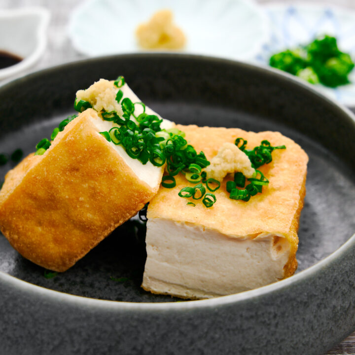 Atsuage Recipe - Thick Deep Fried Tofu