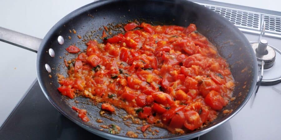 Italian Pomodoro sauce made with fresh tomatoes.