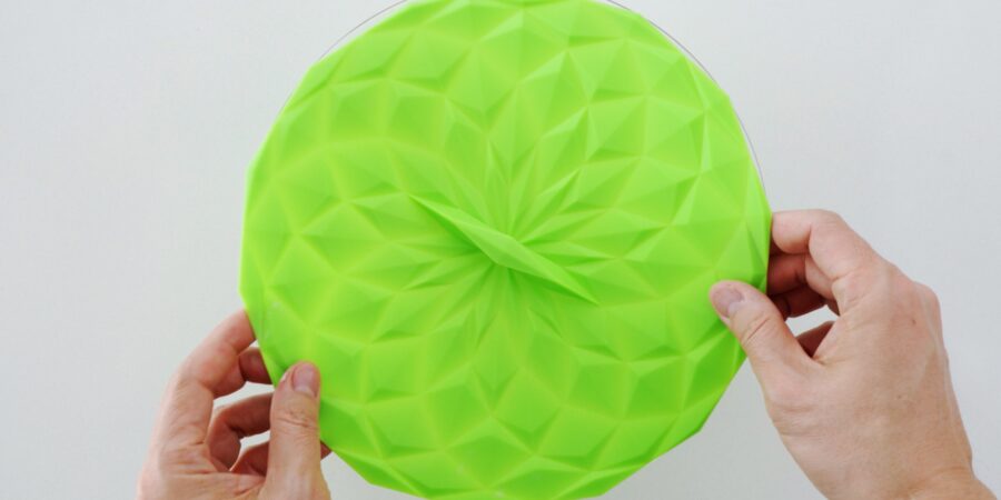 Cover the bowl and let the dough rest.